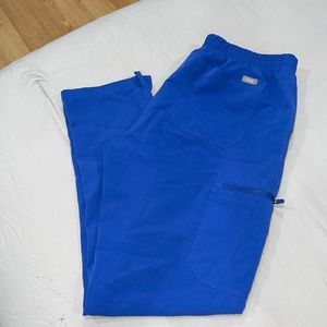 FIGS LIMITED EDITION WINNING BLUE STRAIGHT PANTS